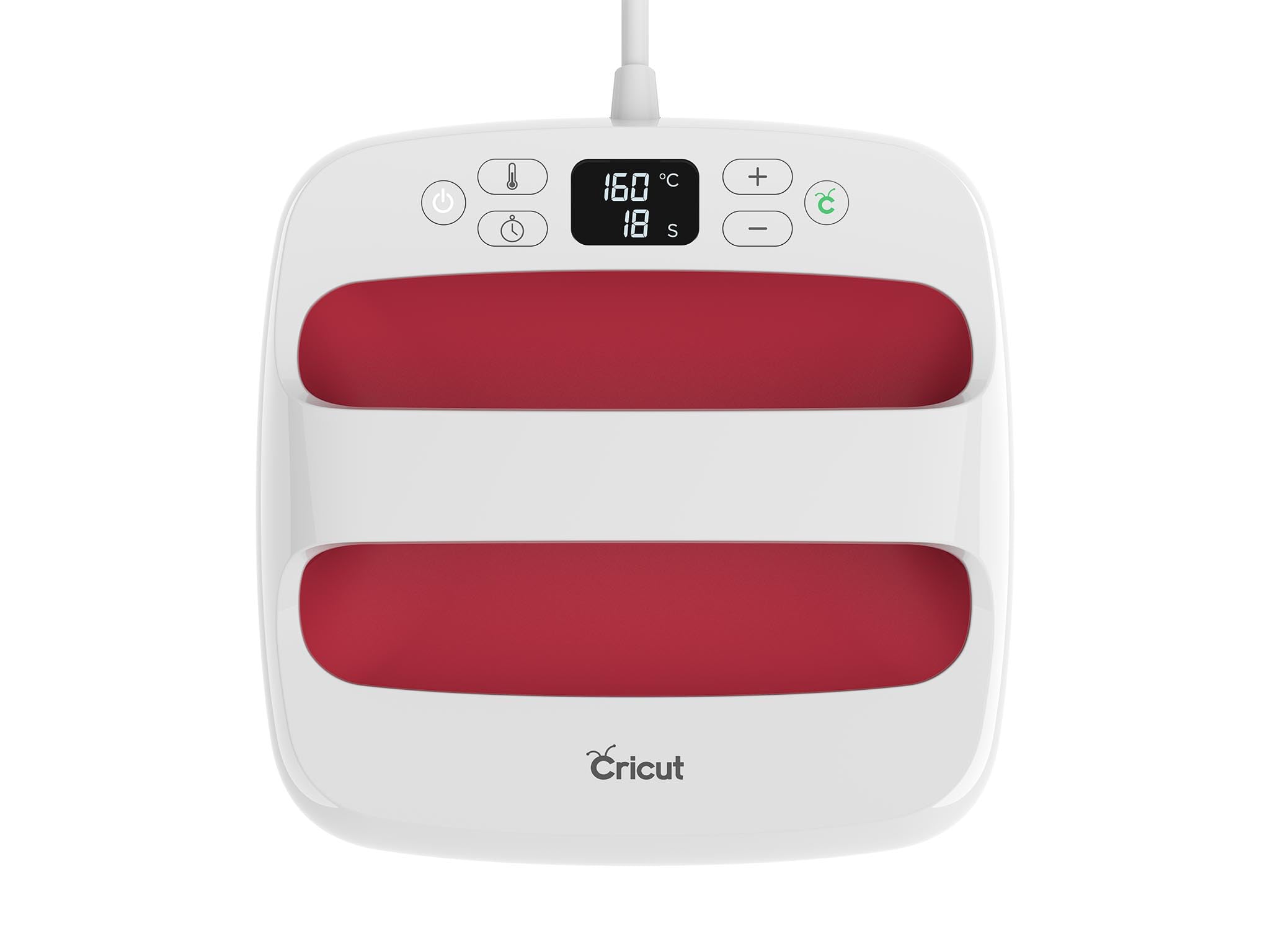 Cricut 22,5 x 22,5 Framboise EasyPress 2-Presse à Chaud x 22,5 cm-Couleur, ceramique, 22,5 cm