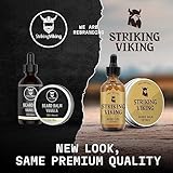 Striking Viking Beard Butter - 113 g, Vanilla - Hydrating Softener & Natural Moisturiser - Non-Greasy Softener & Styling Balm - Versatile Beard Grooming Cream - Image 6