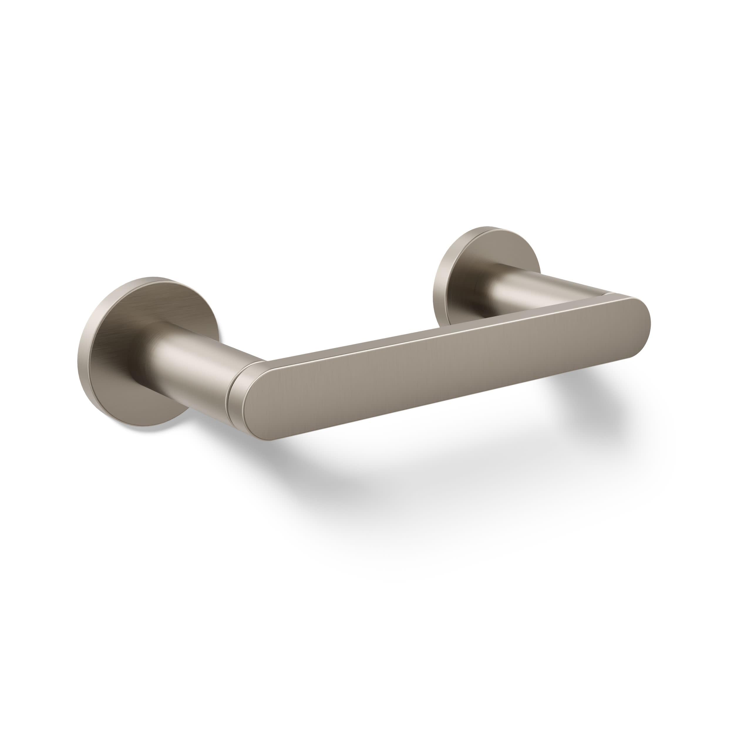 Kohler K73147-BN Composed Wall Mounted Pivoting Toilet Paper Holder Brushed Nickel
