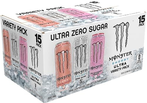 Monster Energy Monster Energy Ultra Variety Pack, Zero Ultra, Ultra Peachy Keen, Ultra Strawberry Dreams, Sugar Free Energy Drink thumb #1