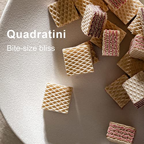 Image of Loacker Quadratini Strawberry Wafer Cookies, 30% Less Sugar, 6-Pack