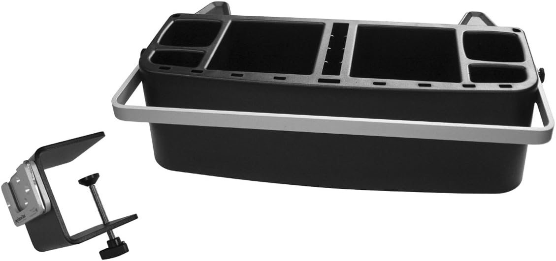 Kennel-Gear Professional Ultra Grooming Caddy with Handle and Large Table Mount, Black