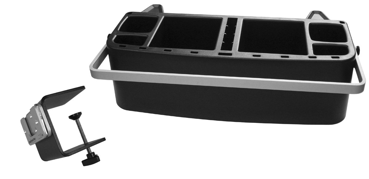 Kennel-Gear Professional Ultra Grooming Caddy with Handle and Large Table Mount, Black