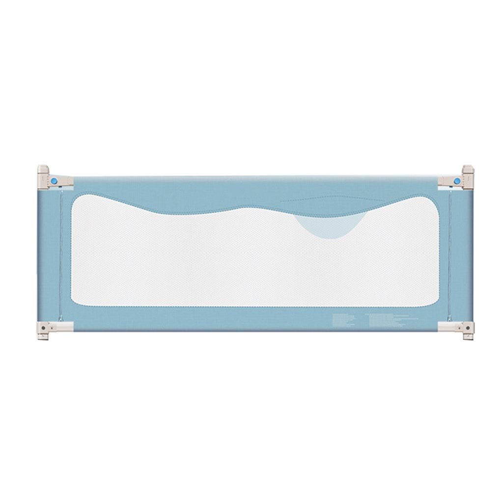 Barandilla de cama alta de seguridad para bebés, barandilla para cama de bebé, barandilla plegable extra ancha anticaídas para niños, barandilla de cama extra fuerte (tamaño: A-180 cm)