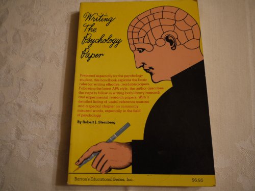 Writing the psychology paper 0812007727 Book Cover
