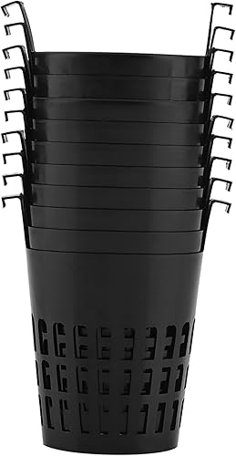 Paquete de 10 cestas para plantas, maceta de malla redonda resistente con ganchos para orquĂdeas, acuaponĂa, acuicultura, hidroponĂa, ligera, Paquete de 10 cestas para plantas, maceta de malla redonda resistente con ganchos para orquĂdeas, acuaponĂa, acuicultura, hidroponĂa, ligera,