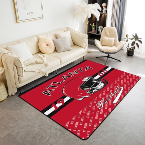 Feelyou Football Area Rug 3x5 for Bedroom & Living Room