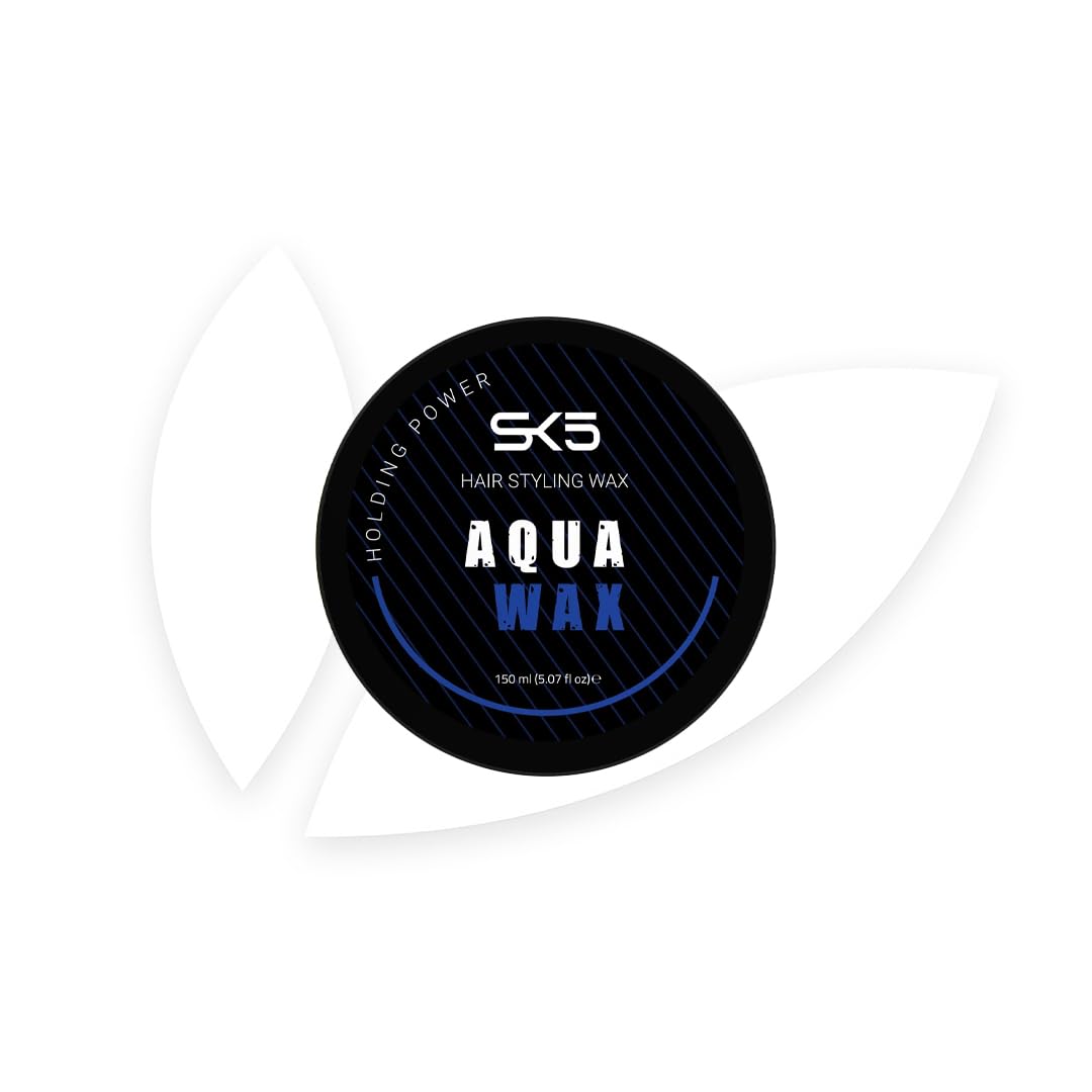 SK5 Aqua Wax Hair Styling Size - 150 ml Blue, 150 g (Pack of 1) - Image 2