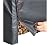 BroilPro Accessories Heavy Duty Firewood Vinyl Log rack cover 4' (4', black)
