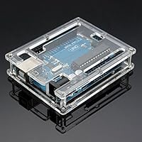 Youmile Uno R3-Gehäuse Neue transparente Computer-Box aus glänzendem Acryl, kompatibel mit Arduino UNO R3