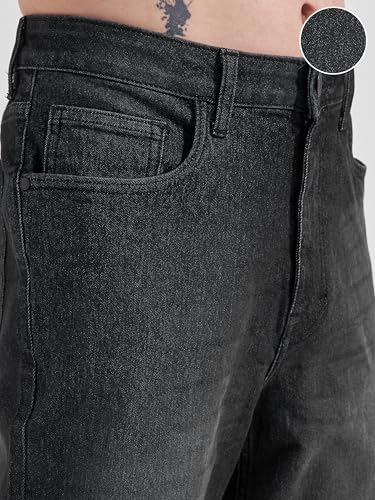 Image of Highlander Men's Straight Relaxed Fit Jeans | Stretchable | Everyday Comfort & Style| Jeans for Man|Premium Cotton Blend