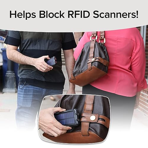 Slim Mint Wallet Leather Edition Ultra-Thin RFID-Blocking, AS-SEEN-ON-TV, ID Theft Protection, Easy to Carry, Reach Cards & Cash with a Touch of a Button, Aluminum Outer Shell, Crush-Resistant4
