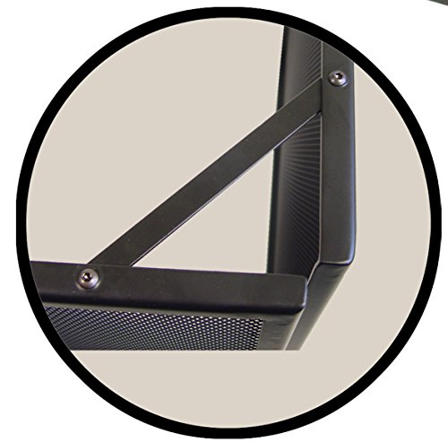 Imex El Zorro – Protector Estufa Pellet | 67x60x71 cm | Estructura Metálica de Tres Cuerpos Resistente al Calor | Ideal para Proteger Niños, Mascotas y Evitar Chispas - imagen 3