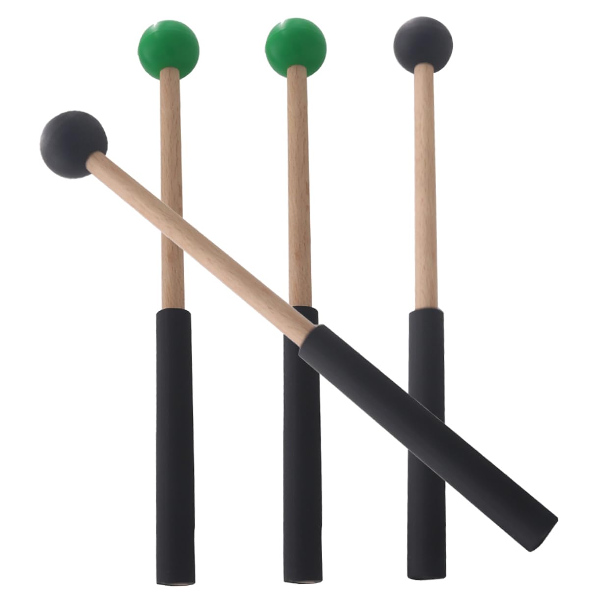 Toyvian 6paare Percussion Mallets Für Marimba Und Zungentrommel Leichte Mit Haltbarem Kopf Für Musikliebhaber Und Anfänger Für Kreative Sessions Und Meditation