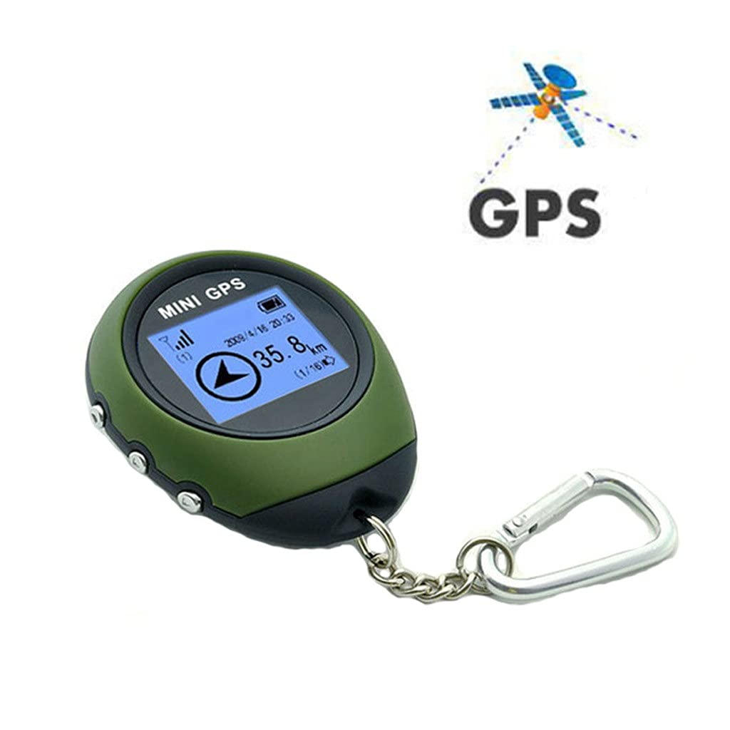 Mini GPS Tracker Localizador Buscador Receptor De Navegación Portátil USB Recargable con Brújula Electrónica para Viajes Al Aire Libre