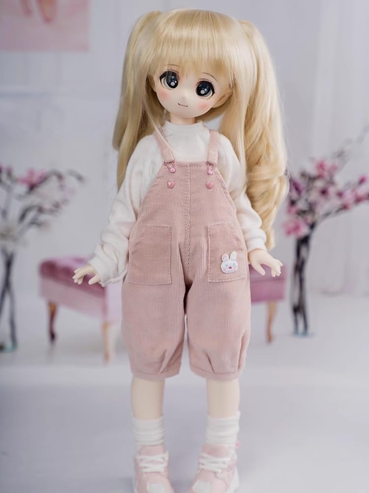 Amazon.co.jp: ドール用 bjd 人形のオーバーオール 服1/4 ドール