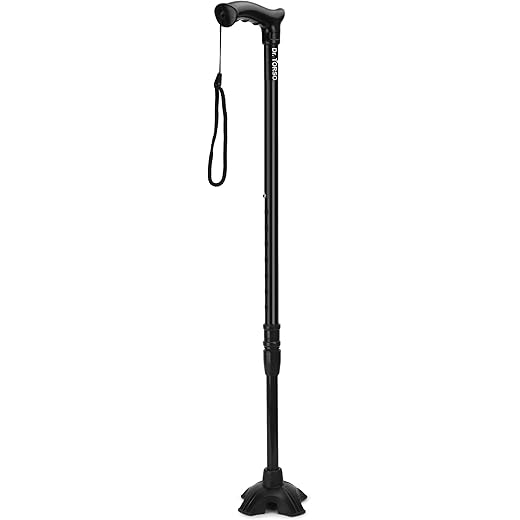 Dr. TORSO Strong Walking Stick Black