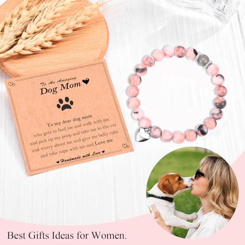 Image of Gifts for Mom Wife Grandma New Mom to Be Bonus Mom Sister Dog Mom Aunt Stepmom Mother-in-Law Daughter Daughter-in-Law, Mothers Day Graduation Christmas Valentines Day Bracelet Gift for Women Her