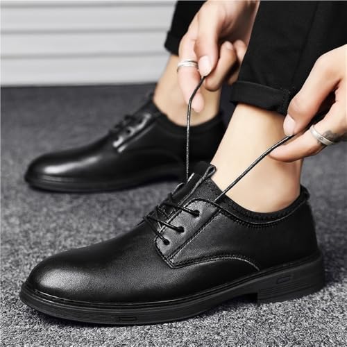 Comfortable Premium Leather Lace Up Oxford Shoes for Men Business Office Dress Shoes2