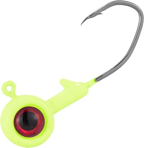 Dr.Fish Crappie Jig 3D Ojos Pesca Jig Cabeza de Agua Dulce Crappie Trucha Panfish Gancho Bass Pesca Señuelo 132oz 116oz 18oz