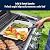 HENCKELS BBQ Griddle Spatula Set, 2-Piece Stainless Steel BBQ Grill Spatulas for Flat Top, Griddle, Smash Burger, Hibachi & Teppanyaki – Heavy Duty Outdoor Cooking Tools for Men, Dad, and Camping