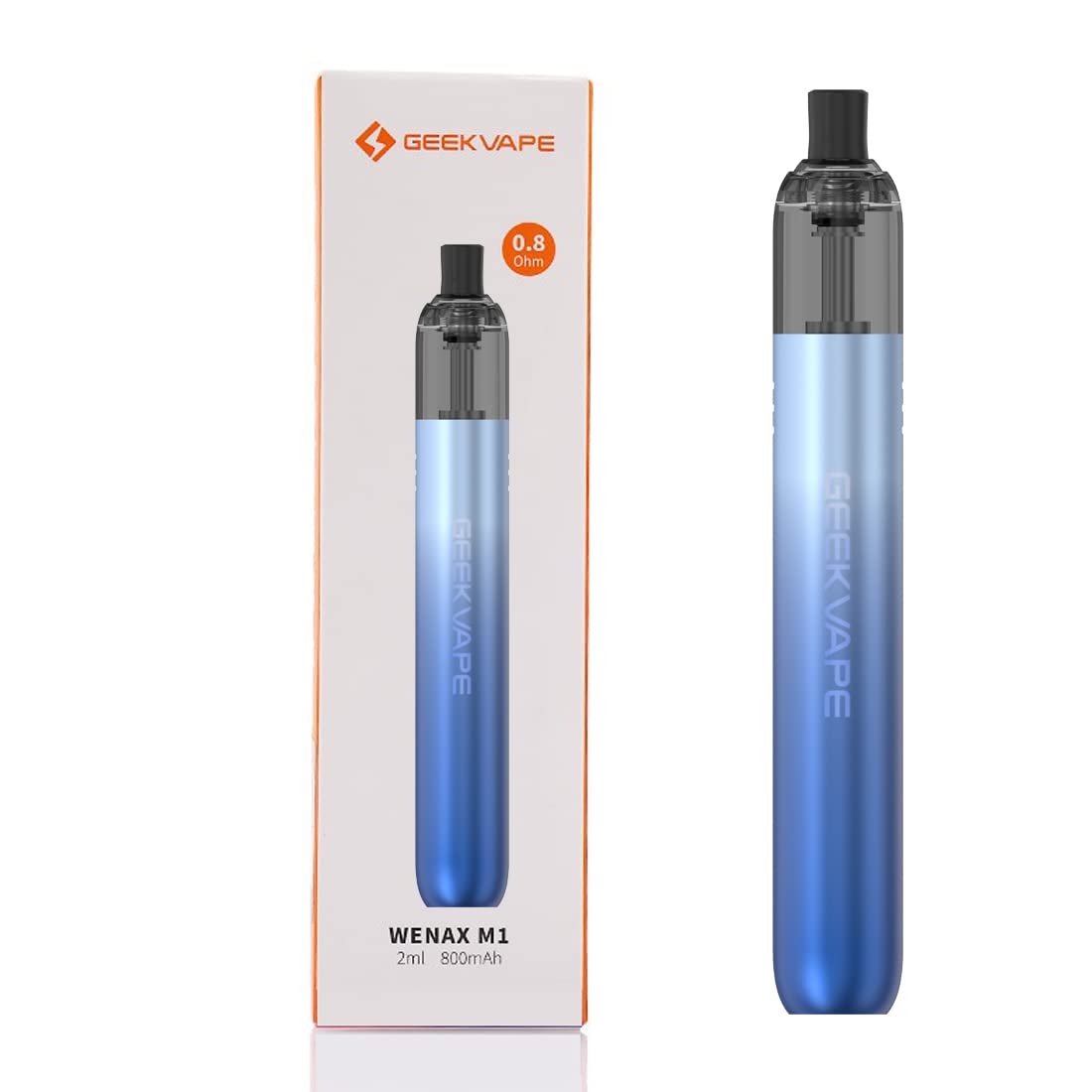 Geekvape Cartuccia Pod Kit adatta WENAX M1| 14-16W 0.8Ω 2ml, automatico,  Costruito in 800mAh Batteria Vape Pen, Senza liquido, senza nicotina :  Amazon.it: Elettronica