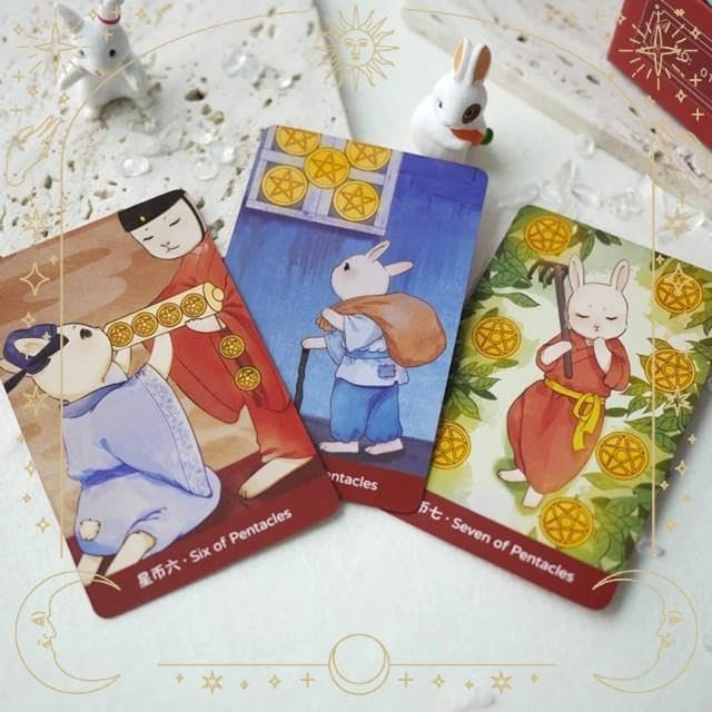 正規品タロットカードキュートなうさぎの可愛いラビットTAROT