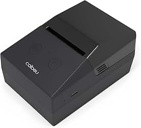 Impressora Térmica Portátil para Etiquetas 20-50 mm, Bluetooth e USB, 203 DPI, Compatível com Android iOS Windows macOS, Bateria 1500 mAh, Carregamento USB-C
