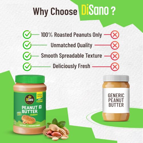 DISANO Store DiSano Natural Peanut Butter Crunchy 1kg - Image 6