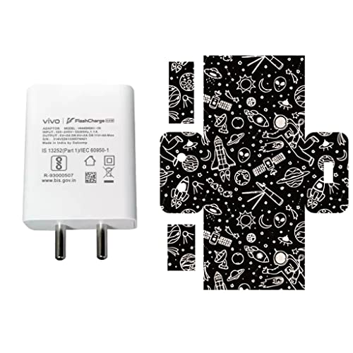 Image of AtOdds - Compatible for Vivo Flash Charger (44W) - Charger /Adapter Skin Wrap (Space)
