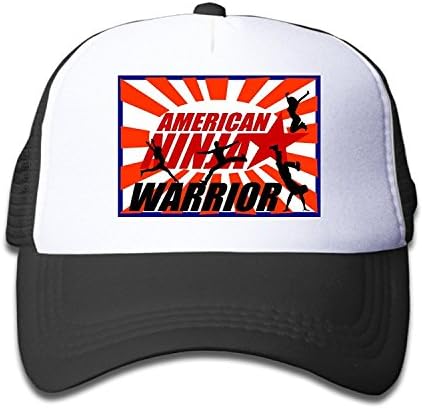 VanEric American Ninja Warrior Kids Adjustable Mesh Back Trucker Hat Apparel