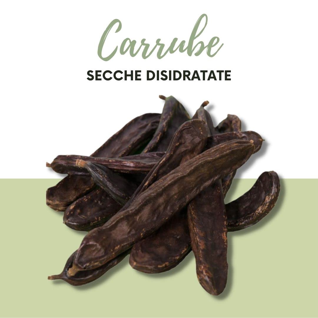 Natura d'Oriente | Carrube Italiane Secche Disidratate 2500g | SELEZIONATE | Naturali e senza Conservanti. (Confezione 2x1.250g)