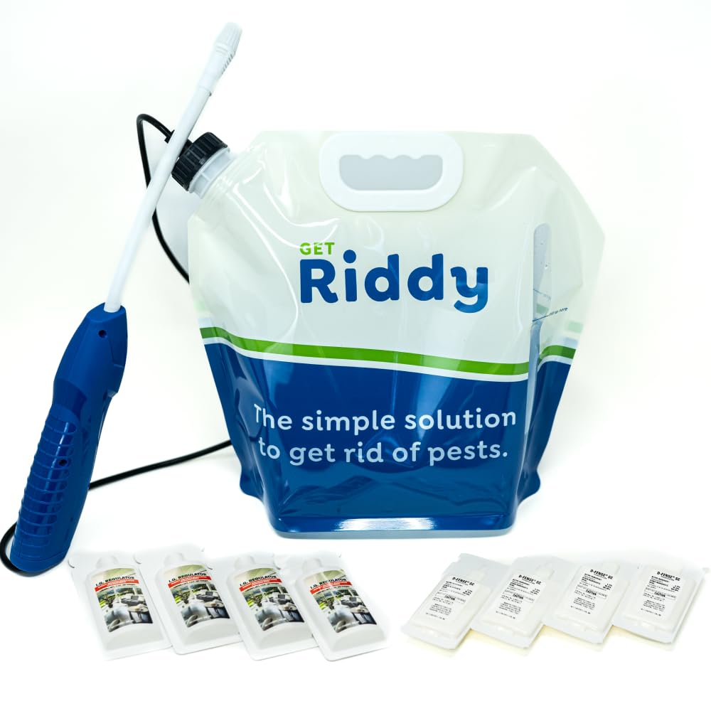 Riddy Mosquito Pro Kit, Includes D-Fense SC Residual Insecticide & Martins Insect Growth Regulator, Effective Yard Mosquito Control, Complete Coverage