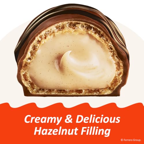 Kinder Bueno milk chocolate bars, crispy wafer hazelnut cream snacks, 30 ct | Sweet treat snacks for adults, milk chocolate candy bars with crispy wafer and hazelnut cream, snack packs for sharing - image 4