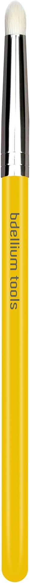 Bdellium Tools Professional Makeup Brush - Studio Series 780 Pencil - With Mix of Soft Synthetic & Natural Fibers, For Blending Eye Makeup (Yellow, 1pc)