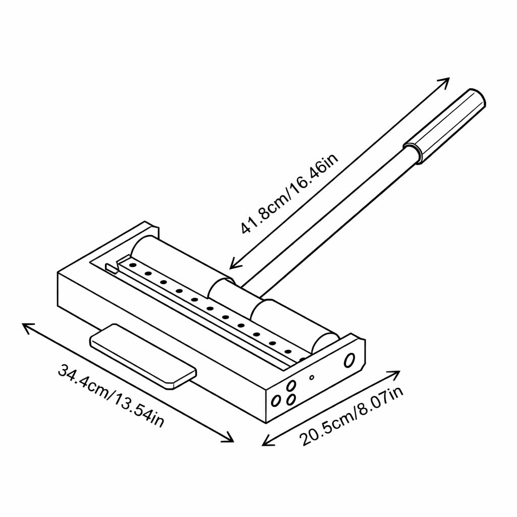 KATSU Tools Prensa manual montada a mano de 300 mm (12 pulgadas), capacidad máxima de flexión de 18 Ga/1,2 mm, acero suave, mini plegadora de chapa metálica, modelo 165125