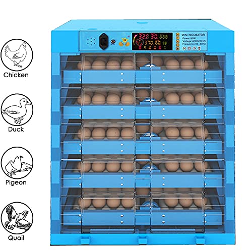 Eier Inkubator Automatisch mit Effizienter LED Beleuchtung Feuchtigkeitsfest Energiesparend Kühltechnologie Bis 320 Eier… – Bild 3