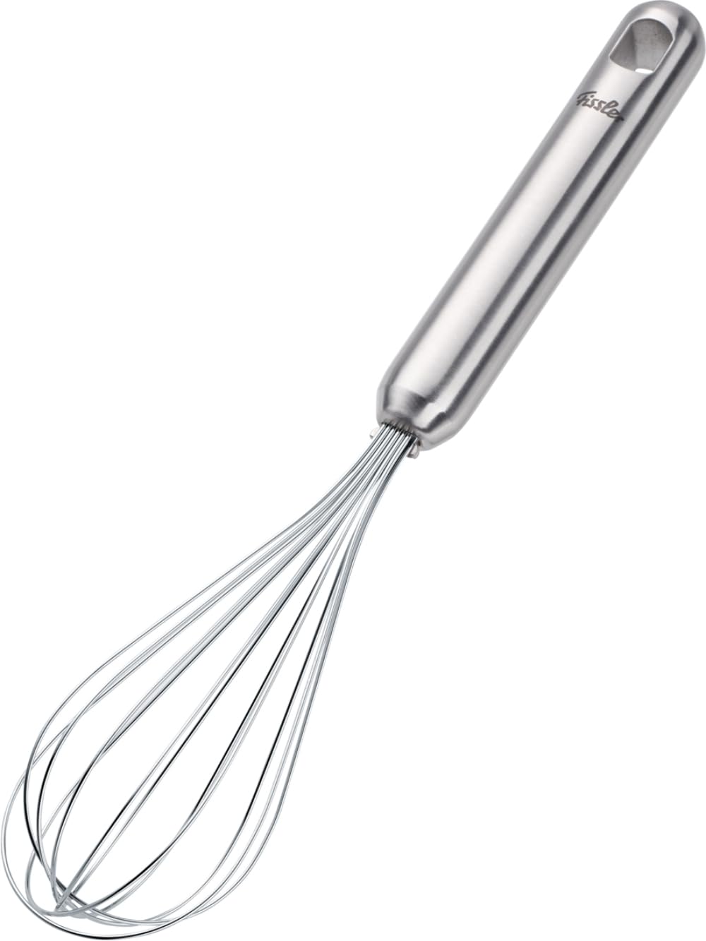 Fissler Essential - Batidor de varillas de acero inoxidable (21 cm), con ojal para colgar, apto para lavavajillas