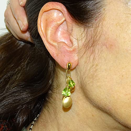 Boucles d'oreilles or jaune 18 carats pépites anti ternissement - 6