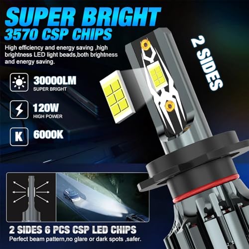 Kit de 6 bombillas LED para Nissan Maxima 2016-2018 miniatura 2