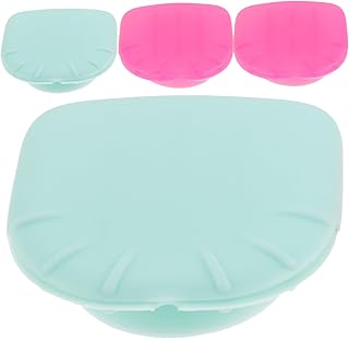 FRCOLOR 4Pcs Pincel De Máscara Pincel De Maquiagem De Silicone Pincéis De Maquiagem De Viagem Pincel De Silicone Protetor De Pincel De Maquiagem Escova De Silicone Suporte De Pincel De