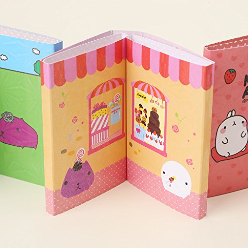 Cuigu Blocco note adesivi, 6 fogli di carta da