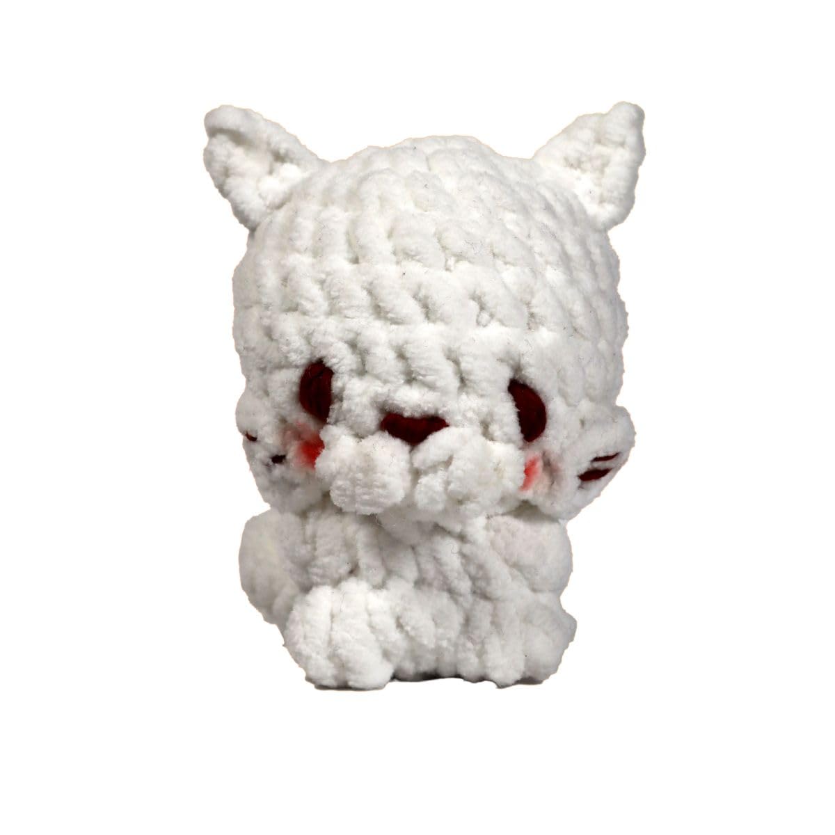 Knitty Critters – Yarnimals – Kiki The Kitten | Beginner-Friendly Crochet Craft Kits with 100% Recycled Yarn - Amigurumi Crochet