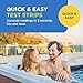 FROG @Ease Test Strips for Hot Tubs and Swim Spas - Test Strip with Out Indicator for FROG @Ease SmartChlor Cartridges, pH, Total Alkalinity and Total Hardness - 30 Test Strips