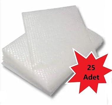 Balonlu Patpat Tabaka, 30cm x 30cm Ebatlarında Kesili Baloncuklu Koruyucu Tabaka 25 Adet