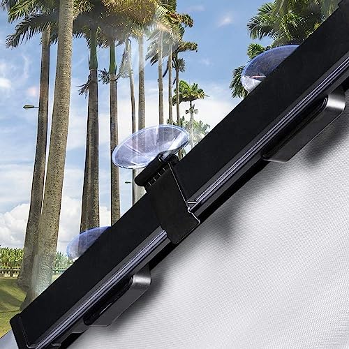Image of Car Windshield Shades for Front Window, Retractable Automotive Sunshades Car Heat Sun UV Protector Cover for Keep Your Vehicle Cool, Fits Various Car Windshields Automotive Sunshades (26 inch)