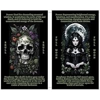 Cartas de oráculo de bruja de magia oscura. Baraja de cartas de