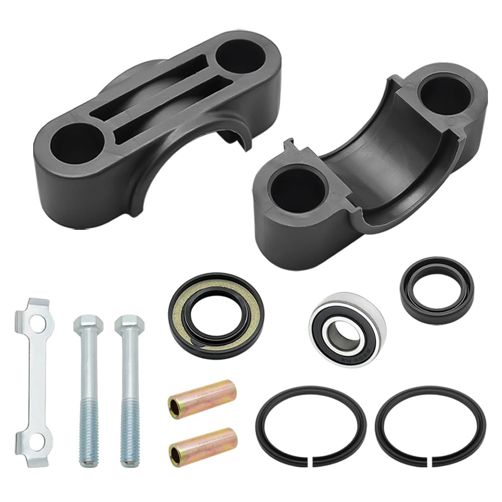 Kit de reparación de columna de dirección con casquillos rodamientos retenes y arandelas para Yamaha Raptor Banshee Warrior Wolverine YFZ450 Grizzly Big Bear Kodiak Bruin 350 400 450 550 600 660 700