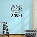 Produktbild Die besten Fighter ist Nicht böse Gym Wand Aufkleber Motivational Quote-Health und Fitness Kettlebell Crossfit Workout Boxen UFC MMA