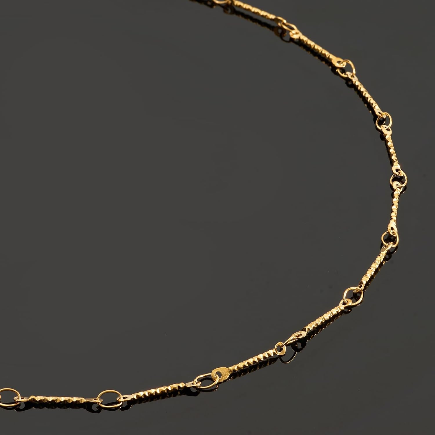 UMAOKANG 5 Meters Gold Plated Jewelry Making Chains on Spool Dainty Stainless Steel Stick Chain Bulk Thin Craft Chain Roll - Image 4